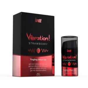 Gel de Massagem Efeito Calor e Pulsação – Aroma Morango 15 ml