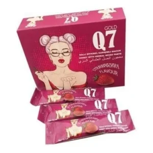 GOLD Q7 Pasta de Mistura de Mel e Ervas para Mulheres 6 sache