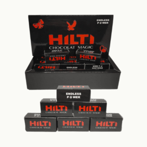 Chocolate Negro HILTI com Geleia Real e Ginseng (9 peças)
